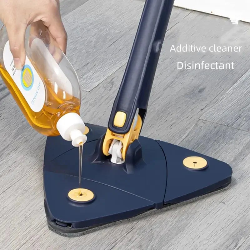 360 Telescoping Rotatable Adjustable Floor Mop Absorbent Wet And Dry For Tub Tile Floor Wall Cleaning