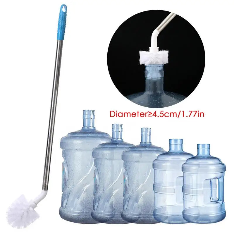 24in Long Bottle Brush Long Handled Bucket Brush 3 and 5 Gallon Bottle Brush with Non-slip Handle Bottle Cleaning Brushes